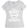 Every Beast Needs a Beauty Women's Triblend Scoop T-shirt