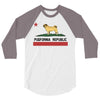 colifornia republic parody pugfornia republic 3/4 Sleeve Shirt