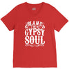 blame it on my gypsy soul V-Neck Tee