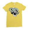 skull and tentacles Ladies Fitted T-Shirt