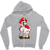 mario licking toad Zipper Hoodie