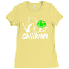 chillkr&ouml;te  fun kult shit bong marihuana joint smoke weed punk gras Ladies Fitted T-Shirt