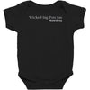 wicked big pats fan new england football Baby Bodysuit