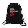 delaware state trending Drawstring Bags