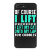 cat cats lift lifting fitness iPhone 7 Plus Case