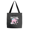 the time is now Tote Bags