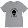 i don't believe in humans V-Neck Tee