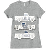 pickup truck Ladies Fitted T-Shirt