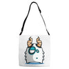 monster Adjustable Strap Totes