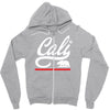 cali bear Zipper Hoodie