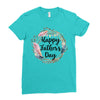 Happy Father's Day Ladies Fitted T-Shirt