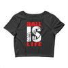 ball is life funny sports Crop Top