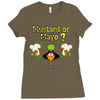 mustard or mayo (2) Ladies Fitted T-Shirt
