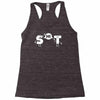 s hi t funny geek reading books type Racerback Tank