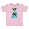 pizza shark graphic Toddler T-shirt
