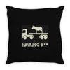 hauling a Throw Pillow