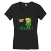 navi Women's V-Neck T-Shirt