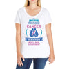 I am a Thyroid Cancer Survivor - What's Your Superpower? Ladies Curvy T-Shirt