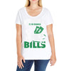 my husky is in charge! Ladies Curvy T-Shirt
