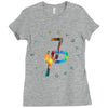 jake paul colorful Ladies Fitted T-Shirt