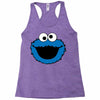 Cookie Monster Face Racerback Tank