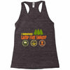 camp fire swamp Racerback Tank