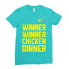 Winner Winner Chicken Dinner Pubg Ladies Fitted T-Shirt