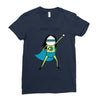 anxiety girl Ladies Fitted T-Shirt