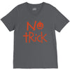 no trick pumpkin halloween V-Neck Tee