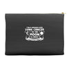 I Love Someone with Lung Cancer to The Moon and Back to Infinity Accessory Pouches