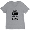 Father of a Prince-Son of a King V-Neck Tee