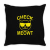 check meowti Throw Pillow