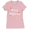 happy halloween Ladies Fitted T-Shirt