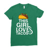 This Girl Loves Tacos Ladies Fitted T-Shirt