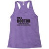 Gift For Doctor T-Shirt Funny Profession Tee Racerback Tank