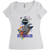 who loves rotweiller Women's Triblend Scoop T-shirt