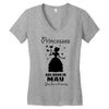 Princesses Are Born In May Women's V-Neck T-Shirt