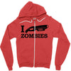 i shotgun zombies funny t shirt dead apocalypse s 3xl Zipper Hoodie