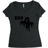 boo (3) Women's Triblend Scoop T-shirt
