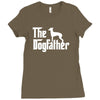 the dogfather italian greyhound white Ladies Fitted T-Shirt