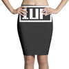 1 up funny video game Pencil Skirts