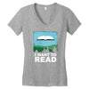 i want to read Women's V-Neck T-Shirt