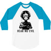 hear no evil 3/4 Sleeve Shirt