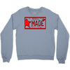 texas made lone star license plate Crewneck Sweatshirt