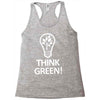 think green Racerback Tank