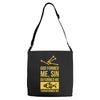 deformed jesus Adjustable Strap Totes