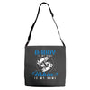 Daddy is my Name Fishing Is My Game Adjustable Strap Totes