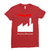 factory records   retro record label   mens music Ladies Fitted T-Shirt