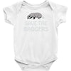 save the badgers Baby Onesie