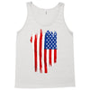 sa distress flag cool american Tank Top